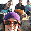 Group photo on the rock