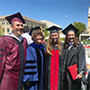 Faculty & Student, Cap & Gown group photo