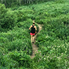 Grassland nature hiking